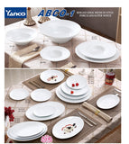 Yanco AC-41 13-3/4" x 10" Oval Platter *(12 Piece of Case)