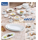 Yanco AC-41 13-3/4" x 10" Oval Platter *(12 Piece of Case)